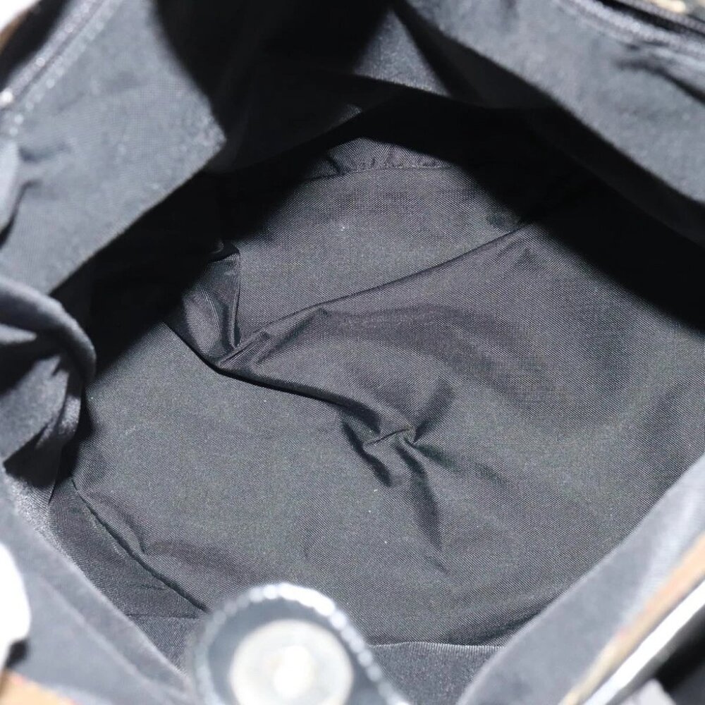 Burberrys Blue Label Shoulder Bag Nylon Black Auth ti3102 - Picture 12 of 16
